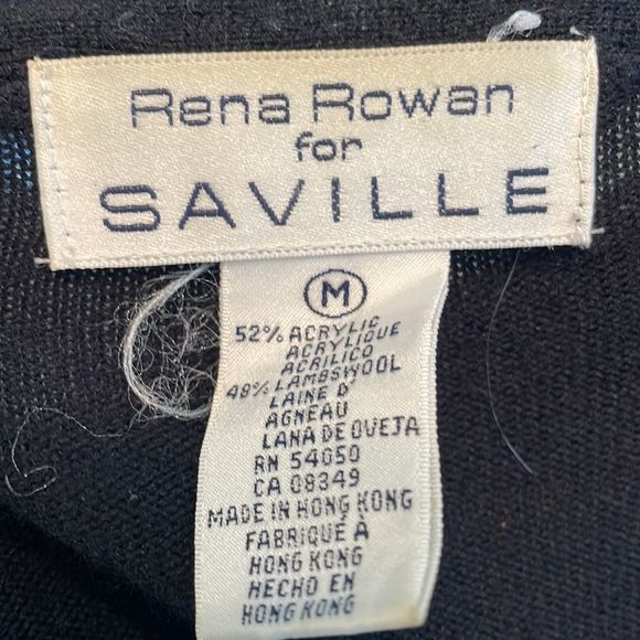 Saville Black Beaded Sweater with Button Up front - Picture 6 of 6